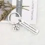 WSNANG MLK Jr Quote Injustice Anywhere is a Threat to Justice Everywhere Keychain Equality Peace Jewelry Black Pride Gift