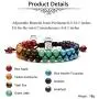 Jovivi 7 Chakras Bead Bracelet - 6mm 8mm Double Layer Healing Gemstone Yoga Stone Beaded Crystal Bracelet Men Women Natural Lava Rock Essential Oil Diffuser Bracelets Stress Anxiety Relief