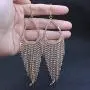 Mlouye Love Heart Long Statement Tassel Earrings Crystal Mlouye Love Heart Long Statement Tassel Earrings Crystal