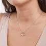 Dear Ava Nonna Gift Necklace: Nonna Present, Nonna Jewelry, Italian Grandma, 2 Linked Circles (Silver-Plated-Brass, NA) Dear Ava Nonna Gift Necklace: Nonna Present, Nonna Jewelry, Italian Grandma, 2 Linked Circles (Silver-Plated-Brass, NA)