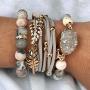 Kinsley Armelle Goddess Collection - Laurel Leaf Bracelet
