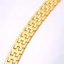 U7 Men Wrist Link Bracelet Pumk Jewelry Stainless Steel 15MM Chunky Chain Bracelet Wristband, with Detaching Device