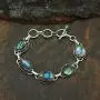 Labradorite Bracelet 925 Silver Overlay Handmade Vintage Style Jewelry for Women Mom Wife Labradorite Bracelet 925 Silver Overlay Handmade Vintage Style Jewelry for Women Mom Wife