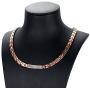 RainSo Elegant Crystal Copper Magnetic Therapy Necklace for Women Pain Relief for Arthritis Adjustable