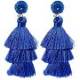 Rave Envy Colorful Tassel Earrings for Women - Layered Tassle Earrings - Choice of Color Rave Envy Colorful Tassel Earrings for Women - Layered Tassle Earrings - Choice of Color