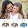 ABTFYFOCUSIN Sunflower Necklace for Women Girls You are My Sunshine Necklace Sunflower Locket Jewelry Pendant Chain Gifts (Vintage Silver) ABTFYFOCUSIN Sunflower Necklace for Women Girls You are My Sunshine Necklace Sunflower Locket Jewelry Pendant Chain Gifts (Vintage Silver)
