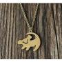 Joyplancraft Lion King Necklace Rafiki Simba Necklace Cute Lion King Jewelry