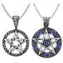 VNOX Stainless Steel Pentagram Pendant Necklace for Men Women Wiccan Jewelry VNOX Stainless Steel Pentagram Pendant Necklace for Men Women Wiccan Jewelry
