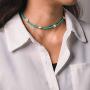 Bomine Boho Beaded Choker Flower Necklace Adjustable Jewelry Chain Beach for Women and Girls