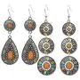 Bohemian Earrings Metal Earrings Retro Dangle Earrings Boho Earrings for Women Girls Bohemian Earrings Metal Earrings Retro Dangle Earrings Boho Earrings for Women Girls