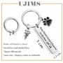 UJIMS Veterinarian Keychain Paw Print Gift Every Patient Leaves A Pawprint On My Heart Veterinary Medicine Jewelry Vet Tech Appreciation Gift