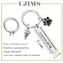 UJIMS Veterinarian Keychain Paw Print Gift Every Patient Leaves A Pawprint On My Heart Veterinary Medicine Jewelry Vet Tech Appreciation Gift