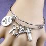 G-Ahora Hairdresser Gift Shear Genius Hairstylist Hairdresser Bracelet Jewelry Cosmetology Graduation Gift for Stylists(Shear Genius-BR)