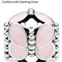 Pandora Jewelry Pink Butterfly Sterling Silver Charm