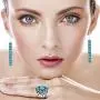 Turquoise Earrings 925 Sterling Silver & Genuine Turquoise (Choose Color) Turquoise Earrings 925 Sterling Silver & Genuine Turquoise (Choose Color)