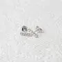Sterling Silver Stud Earrings Dainty Mini Bar, Lightning Bolt, Moon, Star, Starburst, Trio Studs, 3 Colors Available