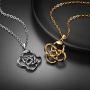 U7 Gothic Punk Jewelry Personalized Snake Necklace Pendant Chain in Platinum Gold Color, Gift for Men Women