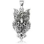 WithLoveSilver Solid 925 Sterling Silver Celtic Trinity Owl Pendant WithLoveSilver Solid 925 Sterling Silver Celtic Trinity Owl Pendant