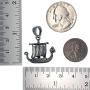Jewelry Viking Dragonship Boat Ship Dragon Amulet Charm Silver pewter pendant necklace w Silver Ball Chain