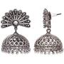 Aheli Indian Boho Bohemian Oxidized Jhumki Earrings Ethnic Wedding Fashion Antique Tribal Jewelry for Women Girls