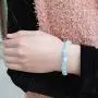 Adabele 1pc Natural 7 inch 7.5 inch Gemstone Bracelet Stretchy Chakra Gems Stones 7-10mm Free Form Beads Healing Crystals Engergy Quartz Jewelry Women Girls Birthday Gift