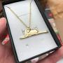 ittle Prince Snake Elephant Pendant Necklace for Woman Proverb Jewelry ''Greed Has No Limits''