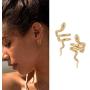 MYEARS Women Ear Cuff Earrings Gold Non Pierced Cartilage Clip on Open Wrap Hoop 14K Gold Filled Simple Minimalist Delicate Hypoallergenic Jewelry Gift