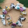 PammyJ Cat Jewelry Gift for Women Cat Bracelet with Magnetic Closure