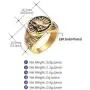 FaithHeart Egypt Eye of Horus Symbol Ring Punk Retro Biker Rings, Gold Plated/Stainless Steel Prayer Hands Ring for Men Size 7,8,9,10,11,12 Customize Available (Send Gift Box), Protection Signet Rings