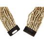 Shop LC Delivering Joy Handmade Seed Bead Wooden Buckle Stretchable Bracelet Multi Strand Boho Layered Necklace Prom Vintage Jewelry Sets Women Mothers Day Gifts 18''