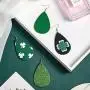 12 Pairs Leather Earrings Leaf Dangle Earring Lightweight Teardrop Earring Shamrock Drop Earrings for Women St. Patricks Day Gift 12 Pairs Leather Earrings Leaf Dangle Earring Lightweight Teardrop Earring Shamrock Drop Earrings for Women St. Patricks Day Gift