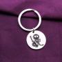 Nightmare Before Christmas Love Sally and Jack Keychain Love Never Dies Jewelry
