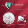CDE Love Heart Necklaces and Earrings Jewelry Set for Women