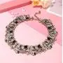 JOERICA Bib Statement Necklace for Women Chunky Choker Necklace and Earrings Set Rhinestone Vintage Fashion Necklace Costume Jewelry JOERICA Bib Statement Necklace for Women Chunky Choker Necklace and Earrings Set Rhinestone Vintage Fashion Necklace Costume Jewelry