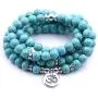 Self-Discovery 108 Natural Beads Mala Yoga Jewelry Meditation Beads Bracelet Necklace with OHM Charm Self-Discovery 108 Natural Beads Mala Yoga Jewelry Meditation Beads Bracelet Necklace with OHM Charm