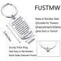 FUSTMW to My Husband Keychain Gift for Husband Anniversary Birthday Gifts Soulmate Keychain from Wife Lover Keychain