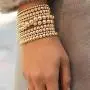 7 Pcs Stackable Gold Beaded Bracelets Plated Bead Ball Stretch Bracelet Bangle Set Copper Beads 10mm 8mm 4mm Stretchable Elastic Bracelet Stacking Jewelry for Women Girl 7 Pcs Stackable Gold Beaded Bracelets Plated Bead Ball Stretch Bracelet Bangle Set Copper Beads 10mm 8mm 4mm Stretchable Elastic Bracelet Stacking Jewelry for Women Girl