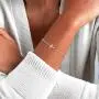 NECOCY 14K Gold/Silver Plated Dainty Sideways Cross Bracelets Tiny Handmade Cross Pendant Adjustable Link Chain Bracelets for Women NECOCY 14K Gold/Silver Plated Dainty Sideways Cross Bracelets Tiny Handmade Cross Pendant Adjustable Link Chain Bracelets for Women