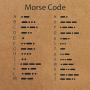 Morse Code Special Meaning Beaded Cylinder on Silk Cord Bracelets with Secret Inspirational Message Card for Women Men Jewelry Unique Gifts