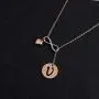 POTIY Rose Gold Initial Disc Necklace 26 Letter Charm Y Necklace for Women Alphabet Infinity Jewelry Gift for Her POTIY Rose Gold Initial Disc Necklace 26 Letter Charm Y Necklace for Women Alphabet Infinity Jewelry Gift for Her