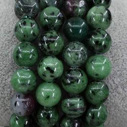 Amandastone Gem Semi Precious Gemstone 10mm Round Crystal Beads Stretch Bracelet 7 Inch Unisex