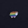 POTIY Rainbow Sheep LGBT Pin LGBT Lesbian Pride Jewelry Gay Pride Jewelry Gift for Men or Women