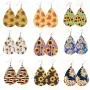 9 Pairs Sunflower Flower Fall Faux Leather Teardrop Dangle Earrings Lightweight Earrings for Women Girls Gift Leaf Drop Earrings Set Autumn Jewelry 9 Pairs Sunflower Flower Fall Faux Leather Teardrop Dangle Earrings Lightweight Earrings for Women Girls Gift Leaf Drop Earrings Set Autumn Jewelry