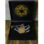 Star Wars: The Mandalorian Imperial Crest Medal | Collectible Imperial Star Wars Medallion Worn By The Client | Empire Logo Star Wars Necklace Imperial Medal Star Wars: The Mandalorian Imperial Crest Medal | Collectible Imperial Star Wars Medallion Worn By The Client | Empire Logo Star Wars Necklace Imperial Medal