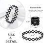memorial jewelry Magic 3-in-1 Folding Retractable Ring Bracelet Stainless Steel Bracelet Telescopic Rings Bracelet