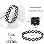 memorial jewelry Magic 3-in-1 Folding Retractable Ring Bracelet Stainless Steel Bracelet Telescopic Rings Bracelet