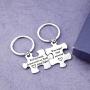 EIGSO Best Friend Keychain Winnie The Pooh Friendship Keychain We’ll be Friends Forever, Won’t we, Pooh? - Asked Piglet BBF Keychain Gifts Friendship Jewelry(KR- Friends Forever)