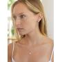 Mariell Ultra Dainty 10.5mm Cubic Zirconia Round Halo Necklace & Stud Earrings Set -14K Rose Gold Plated