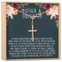 Mother & Daughter Necklace - Gift ideas, Heartfelt Card & Jewelry Gift for Birthday, Holiday, Mothers Day Gift, Gifts for Mom, Christmas present and more