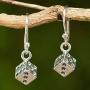 NOVICA .925 Sterling Silver Casino Theme Good Luck Dangle Earrings Lucky Dice